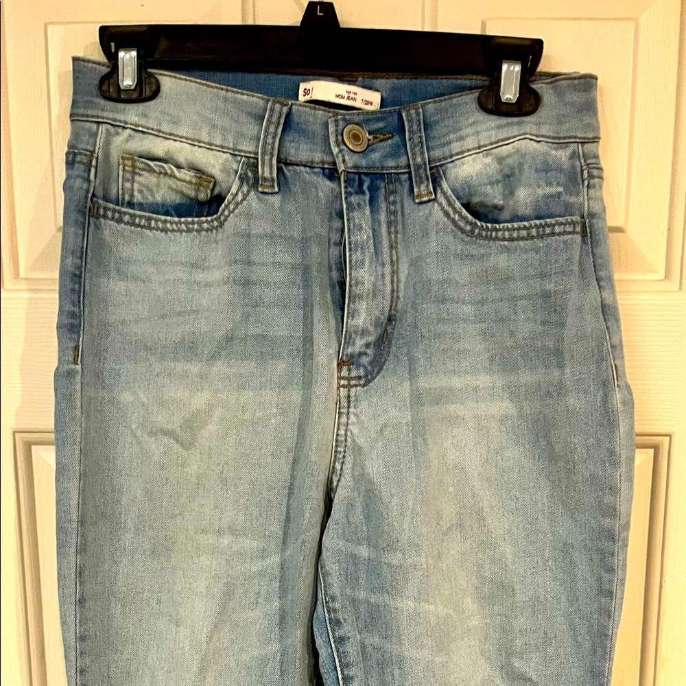SO High Rise Mom Jeans